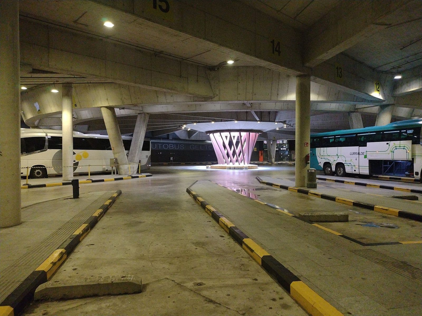 Bus station of Donostia/San Sebastián.