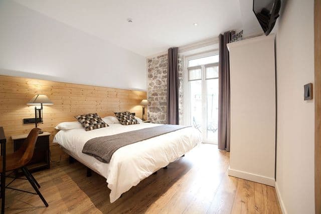 Guest room at Casa Nicolasa in San Sebastián