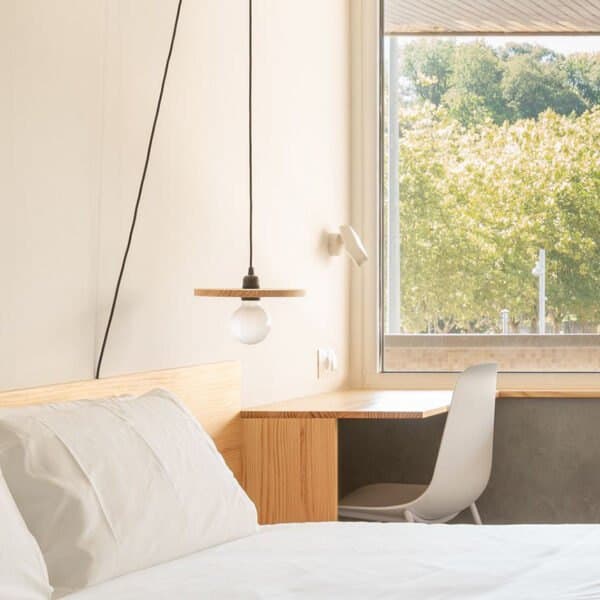 Guest room at Cristina Enea Rooms in San Sebastián