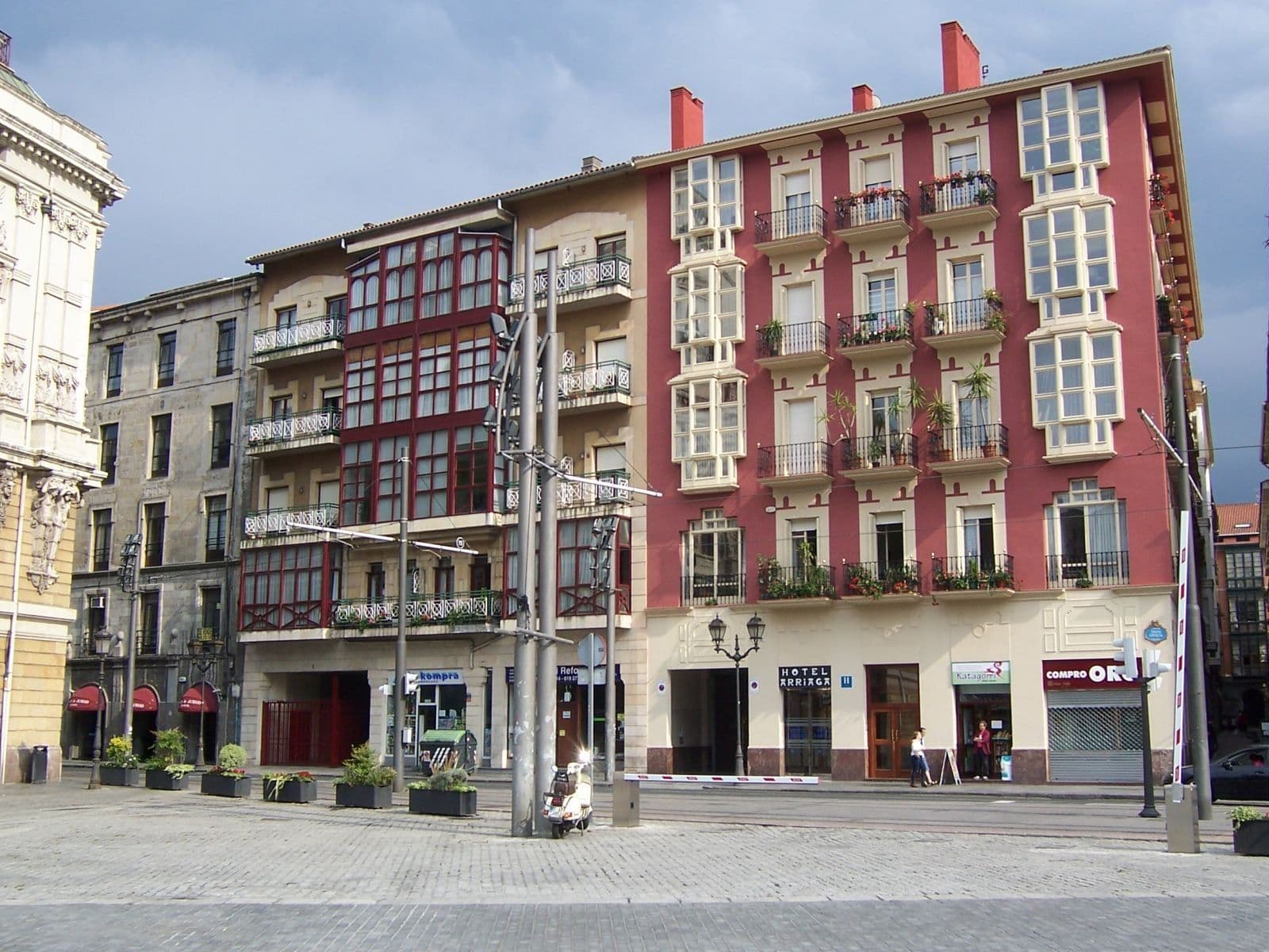 Exterior of Hotel Arriaga in Bilbao