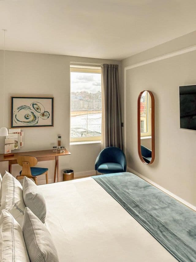 Port View Room at Hotel Lasala Plaza in San Sebastián