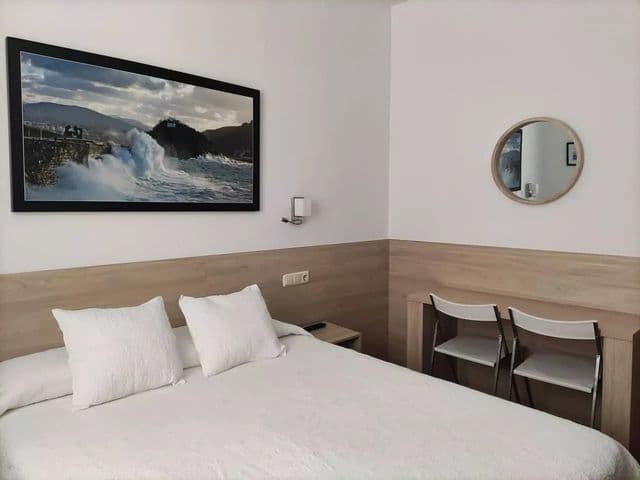 Guest room at Pensión Atxiki in San Sebastián